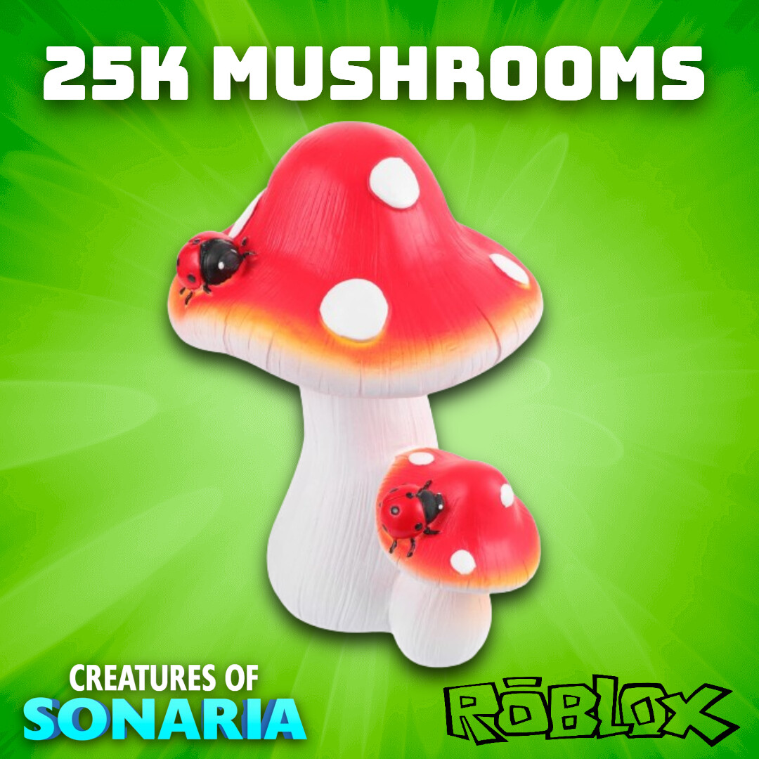 Creatures of Sonaria 25000 | COS 25K Mushrooms (shrooms) 🍄 Fast Send 🍄