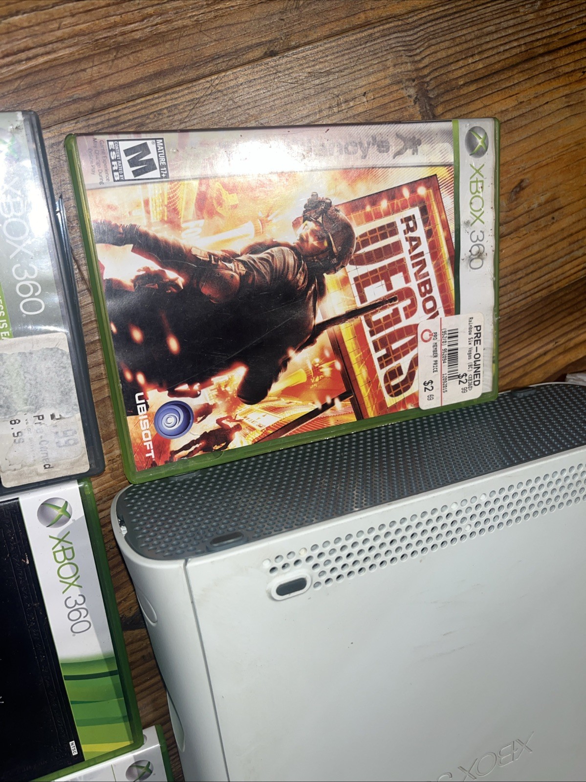 Xbox 360 White 60gb Console bundle w/ games & Original Box