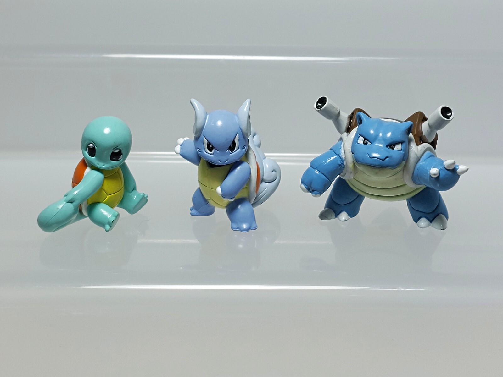 Squirtle Wartortle Blastoise Pokemon Full Color Advance Figure Bandai 0.8-1.1in