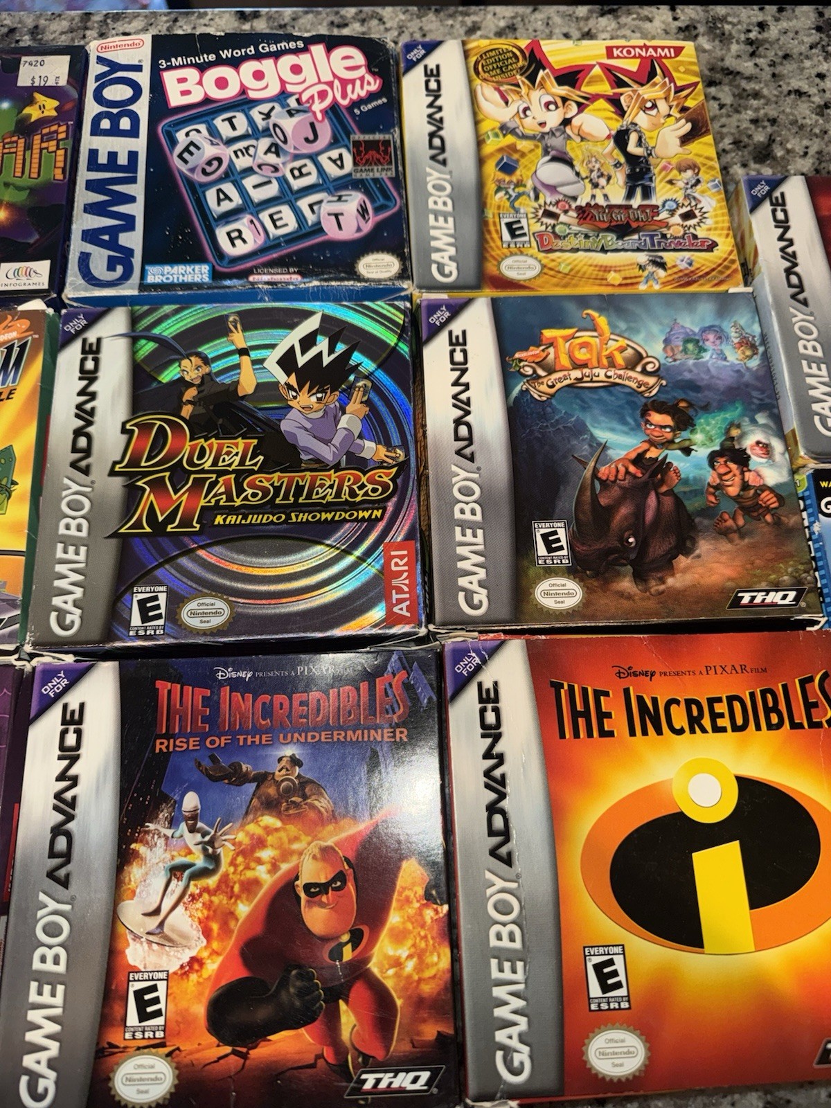 9 CIB GBA 1 Sealed GBC 1 GB Game Lot Rough To Good CIB Resellers Welcome!
