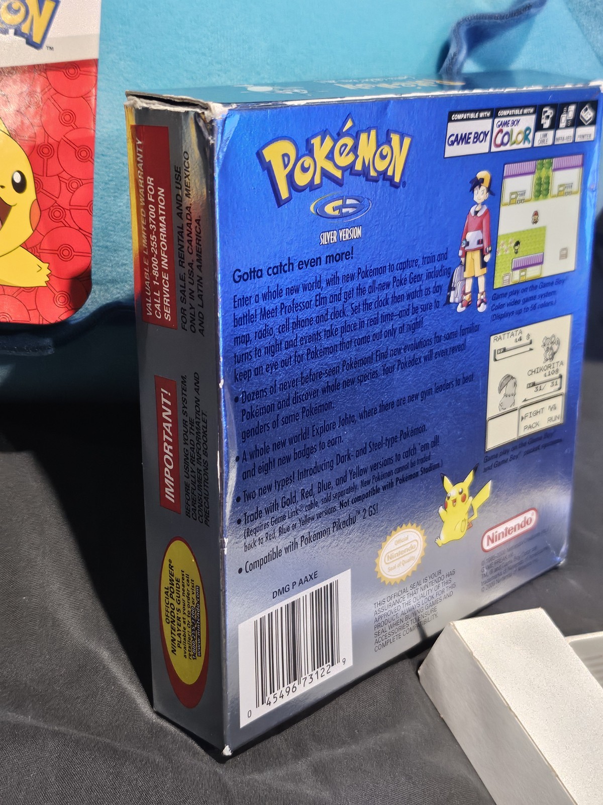 Pokemon Silver (Nintendo Gameboy Color, 2000) GBC Authentic