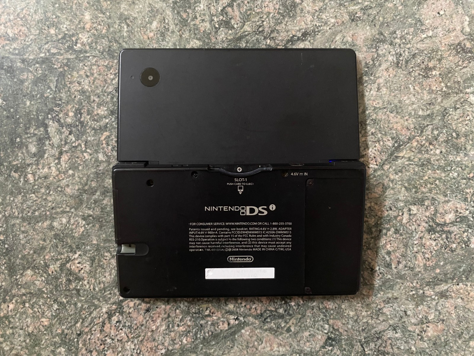 Matte Black Nintendo DSi Handheld Console – tested, works great
