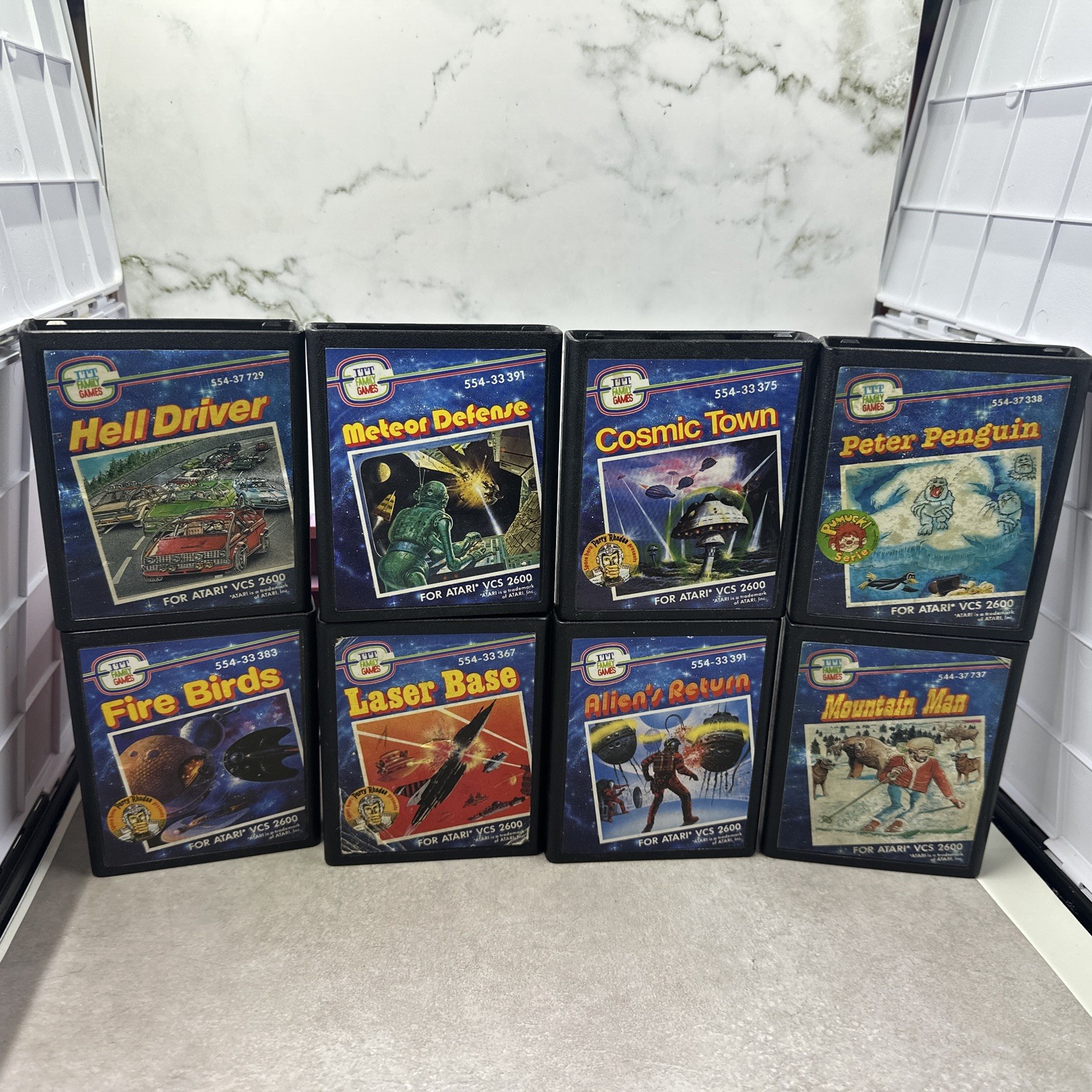 ITT Family Games Atari 2600 PAL Germany Lot of 8