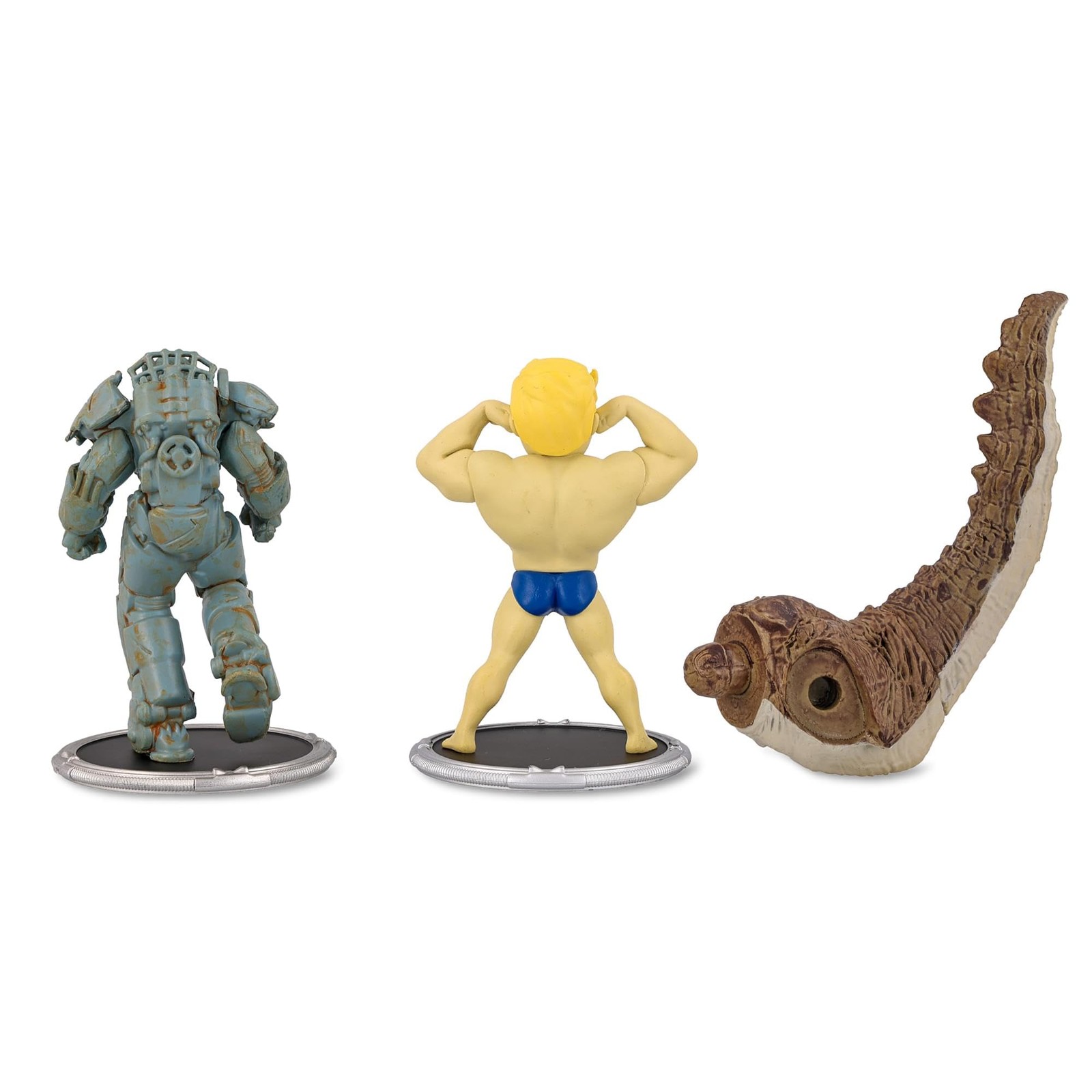 Toynk Fallout Raider and Vault Boy (Strong) 3-Inch Mini Figure Set 2-Pack for…
