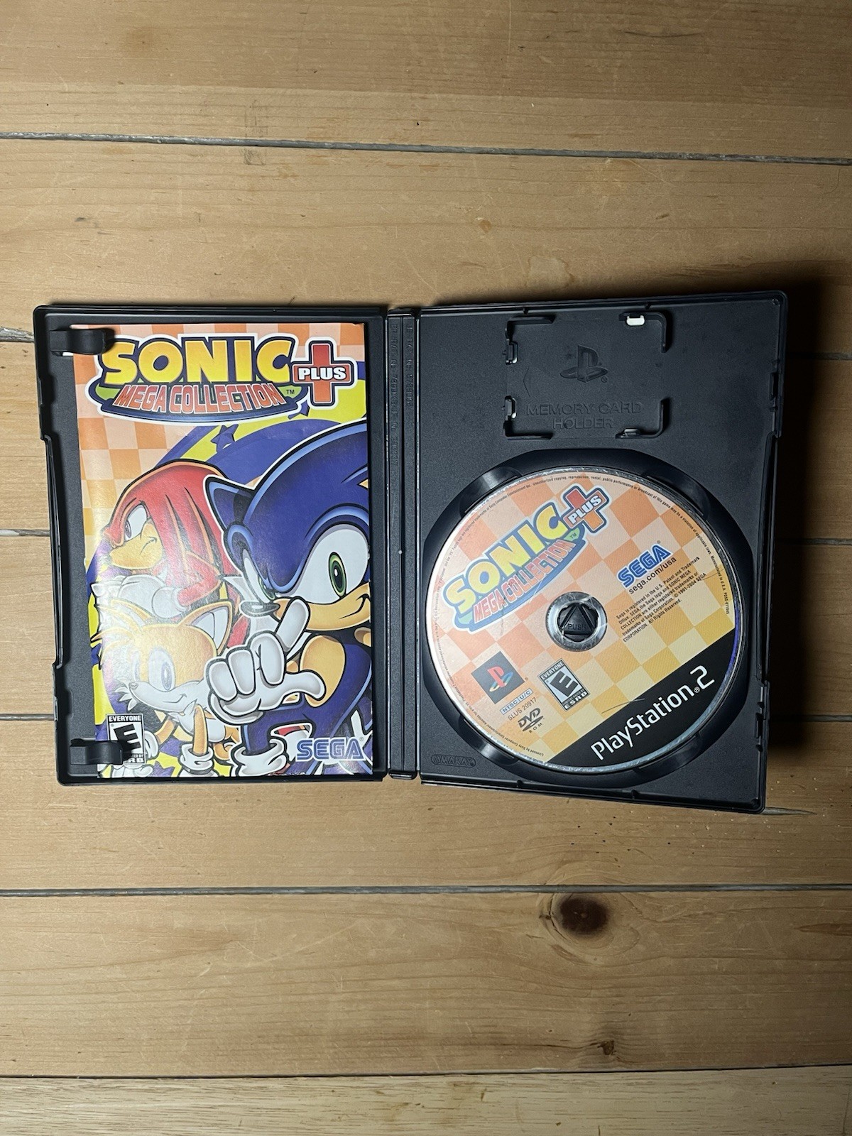 Sonic Mega Collection Plus PlayStation 2 PS2 CIB Complete Black Label Tested