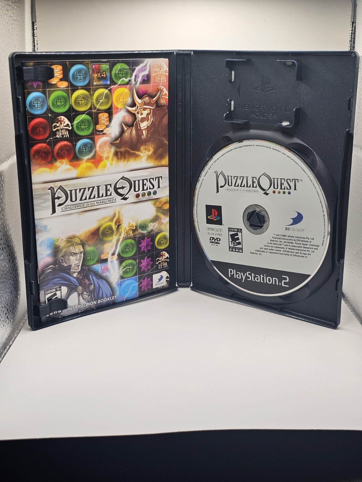 D3Publisher Puzzle Quest: Challenge of the Warlords PS2 NTSC-U/C 2007