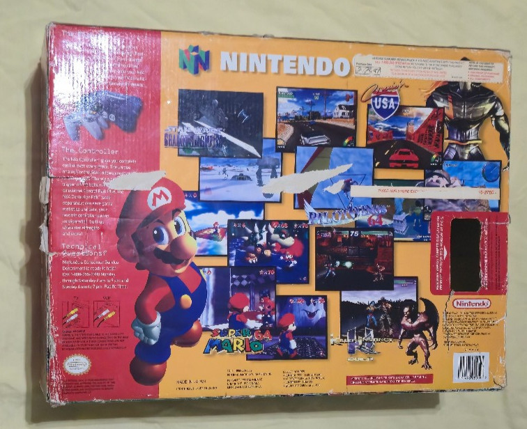 Nintendo 64 Console N64 Complete in Box CIB W/ Manual, Controller, Cables TESTED