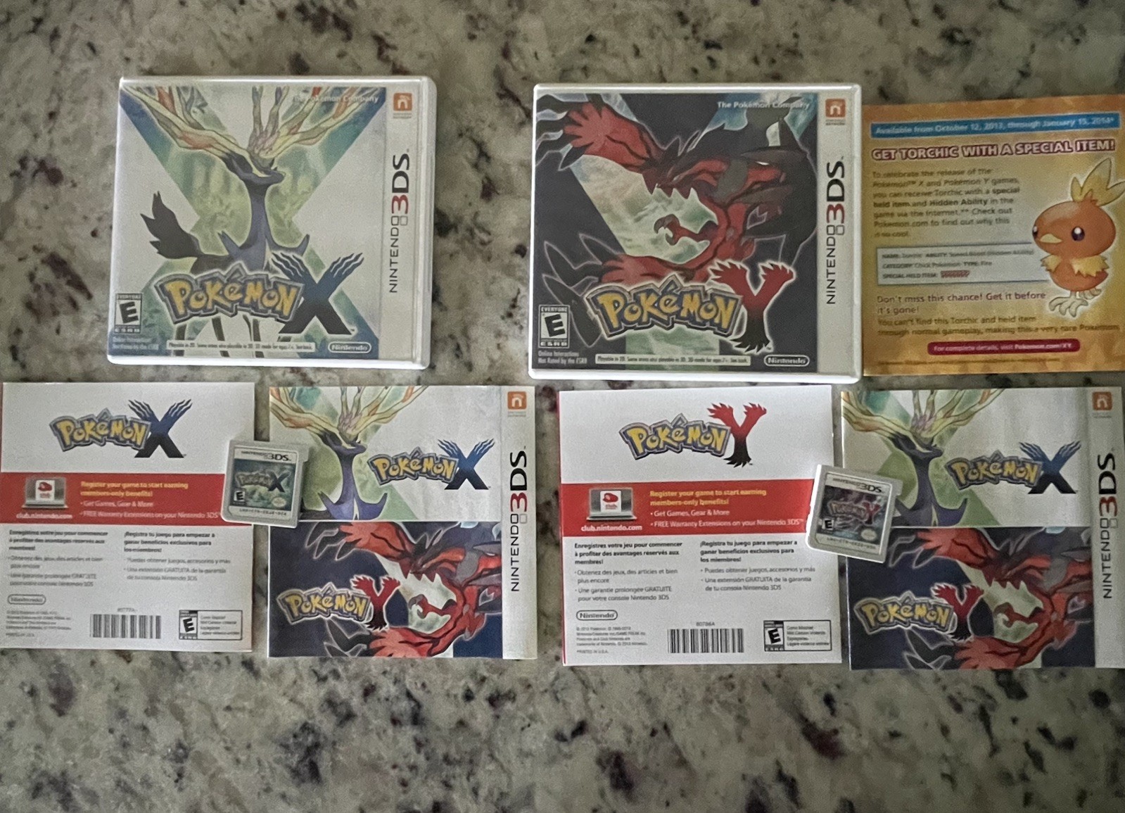 Pokémon X and Y Versions Nintendo 3DS CIB Bundle/Lot Tested Working Authentic!