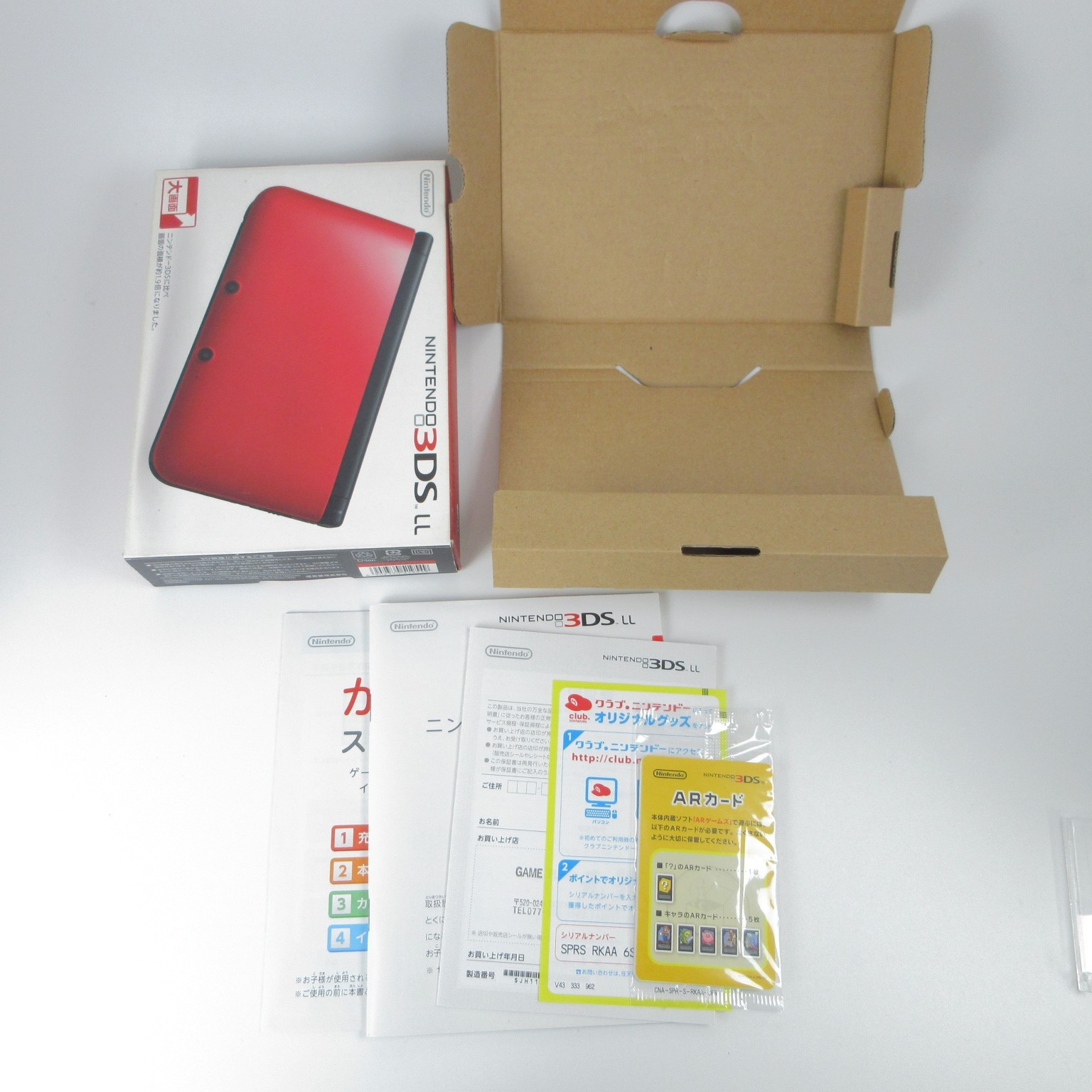 【Excellent】Nintendo 3DS LL XL Red x Black Console Japanese Edition #DEN0218/01