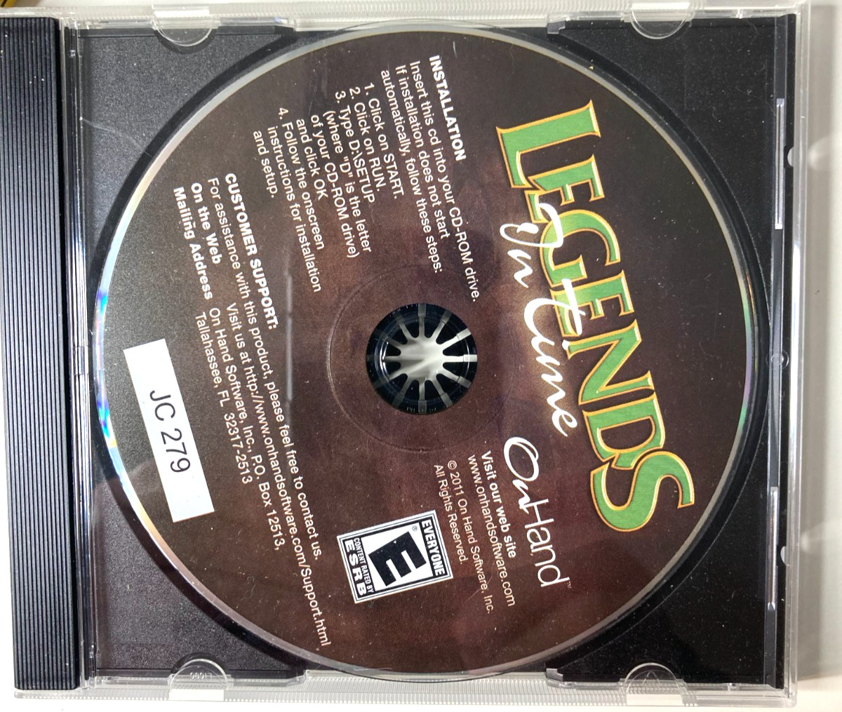 Legends In Time: A Hidden Object Collection 3 Pak (PC CD-ROM, 2011, OnHand)