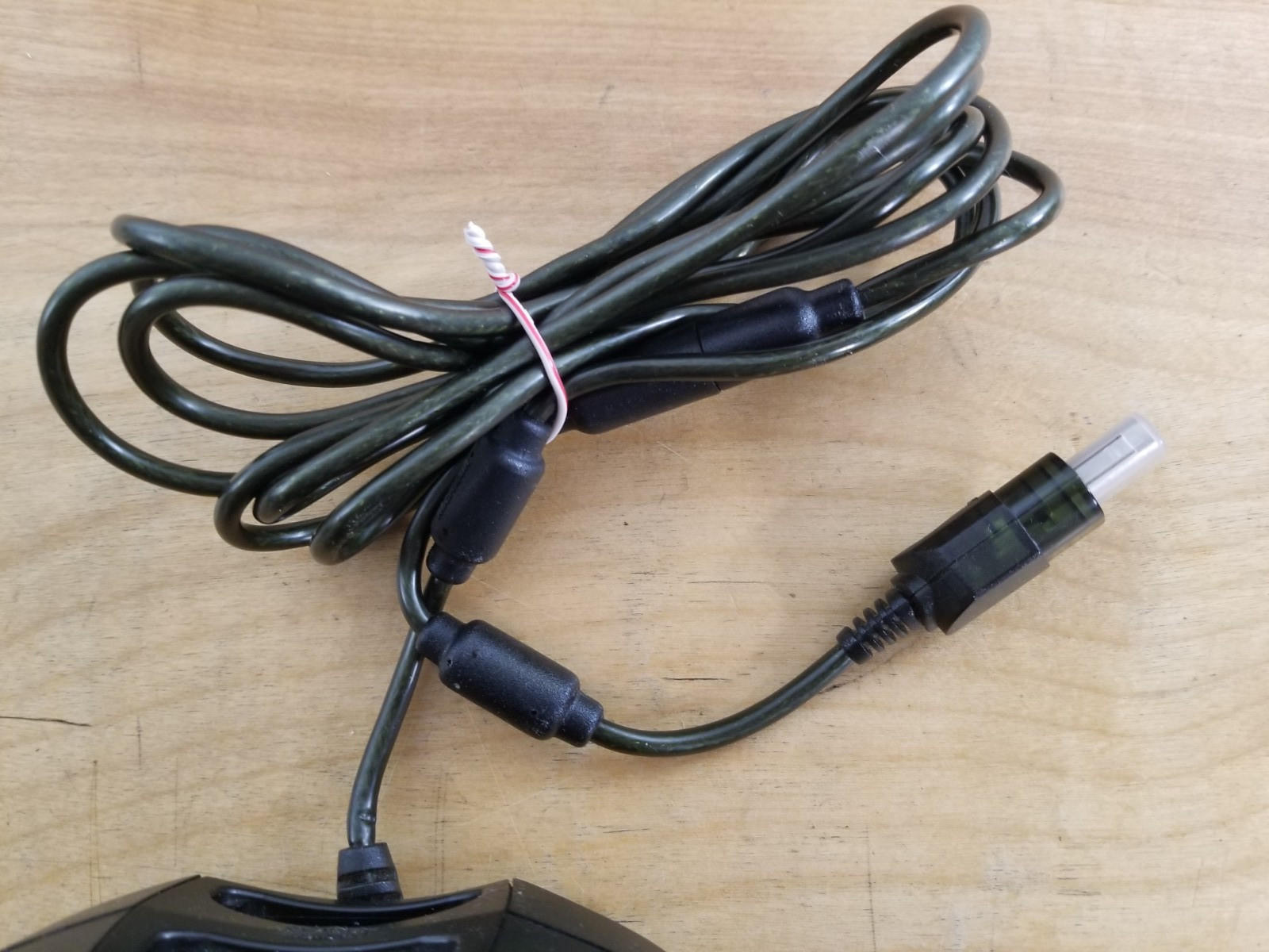 Original Xbox OEM Controller S Type Black X08-69873 w/ Breakaway Cable WORKS