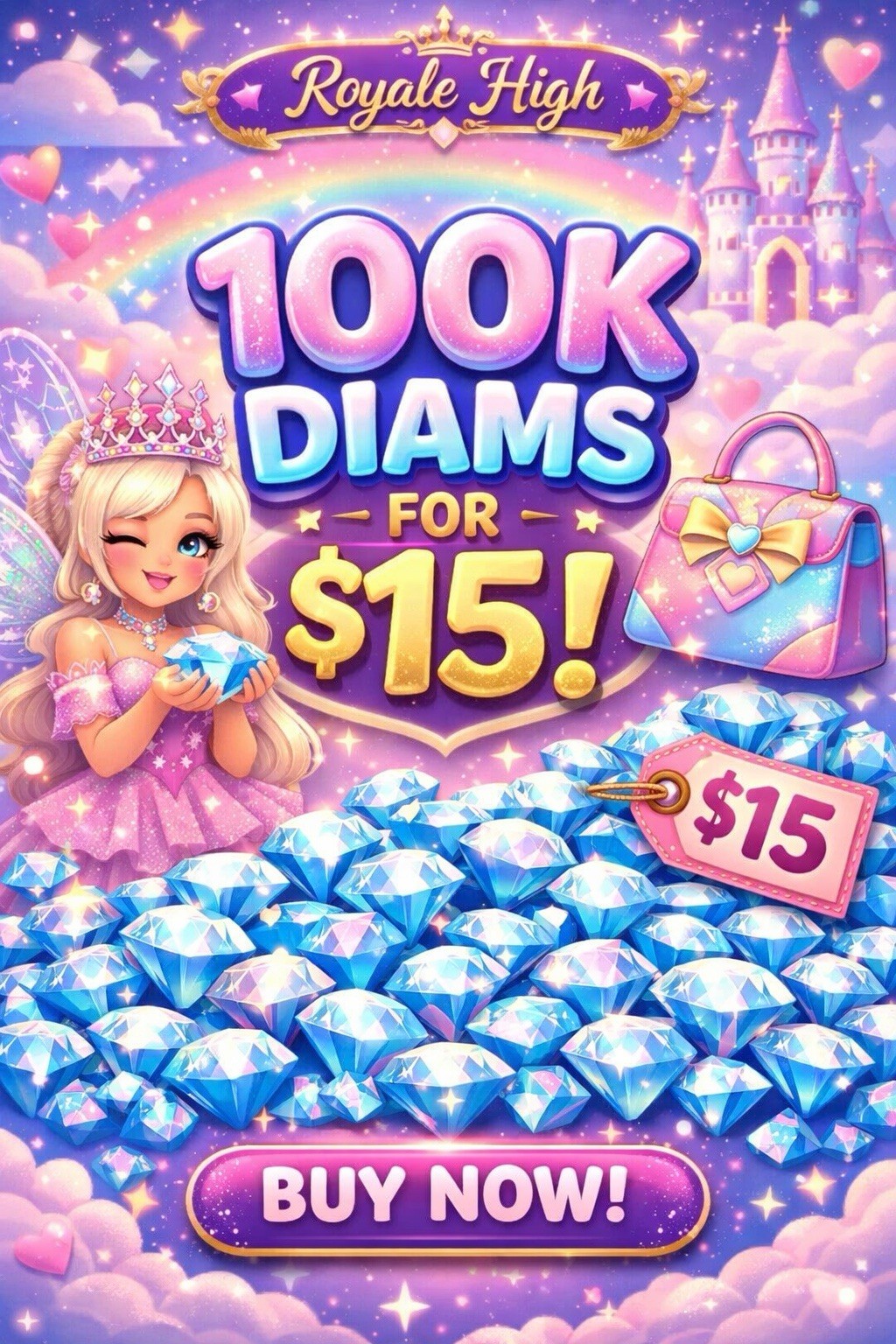 Royal High Diamonds For Sale! Read Description