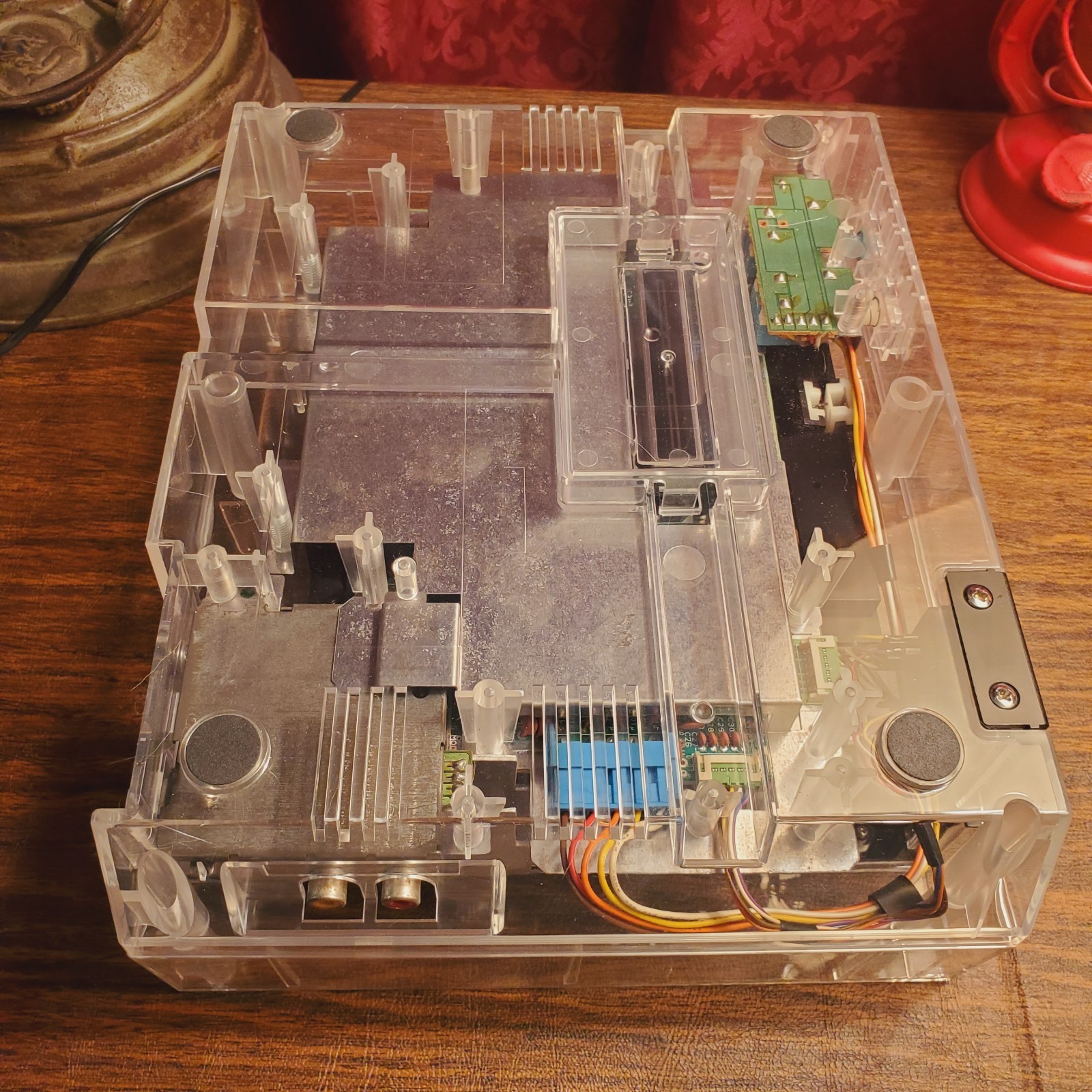 New Replacement Shell Case for NES TRANSPARENT CLEAR See Through ABS -SHELL ONLY