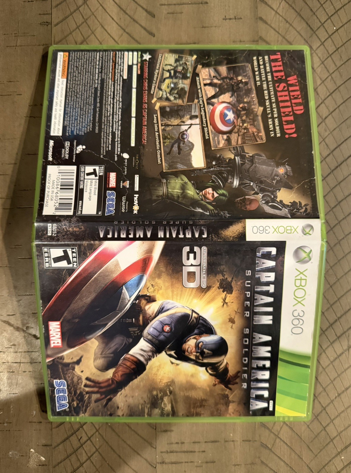 Captain America: Super Soldier; CIB (Microsoft Xbox 360, 2011)