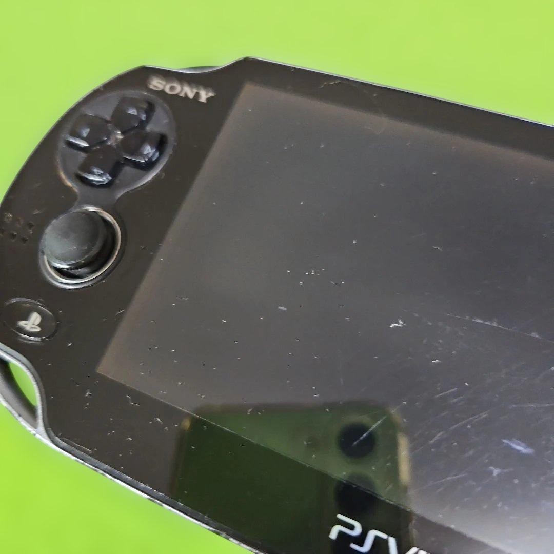 Sony PS Vita PCH-1000 Black Console Tested Screen Yellowing Japan