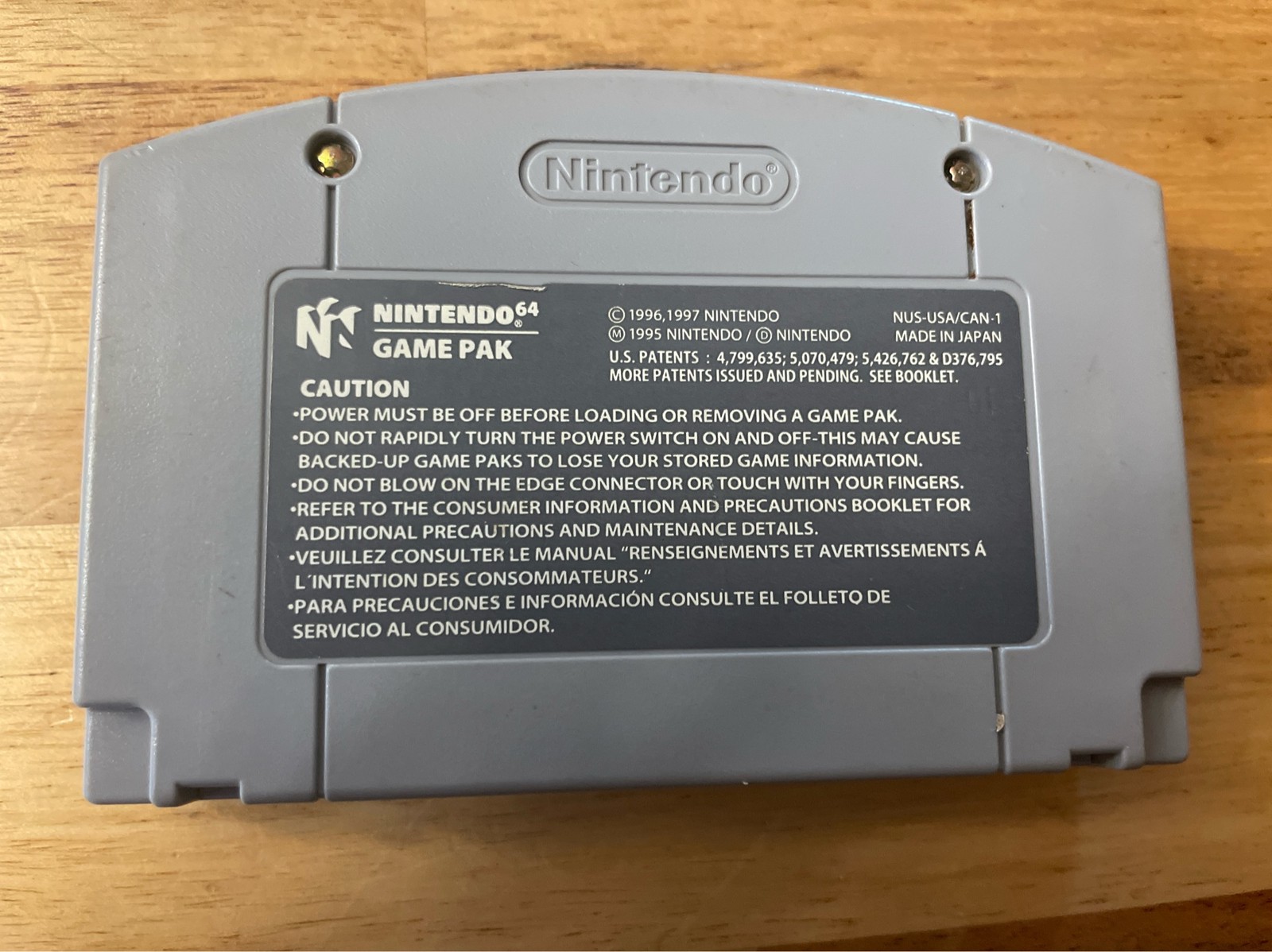 Super Mario 64 Nintendo 64 N64 Game Cartridge NUS-006 USA authentic tested
