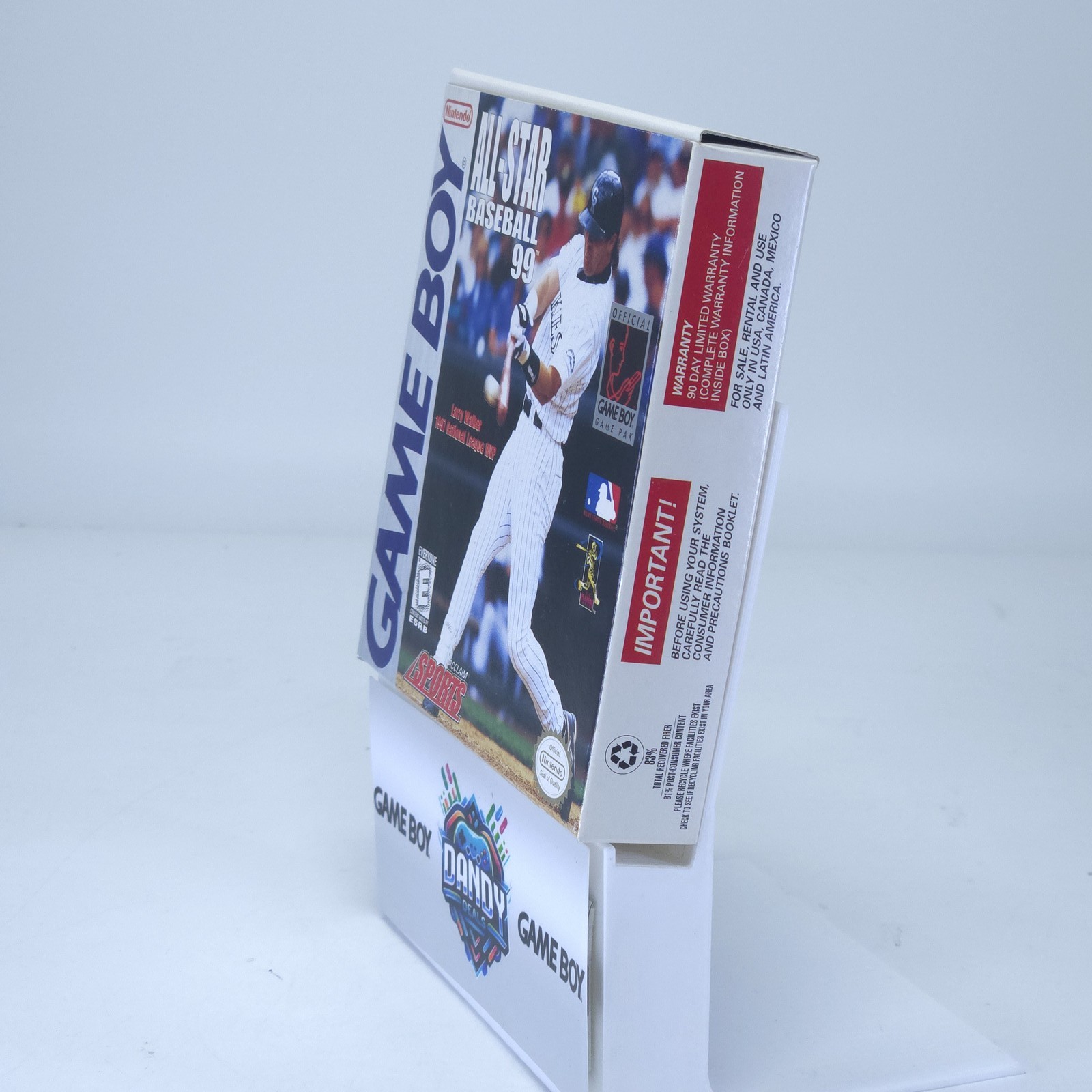 All-Star Baseball 99 GB W/ Poster + Manual + Inserts – GameBoy