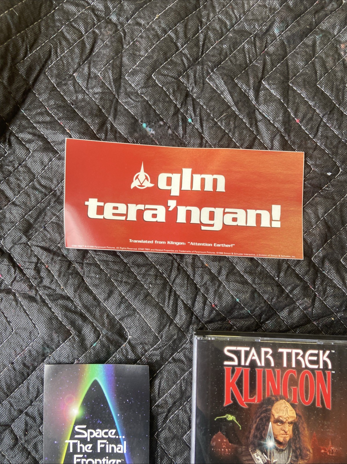 1996 Star Trek Klingon The Ultimate Interactive Adventure CD-ROM PC Game