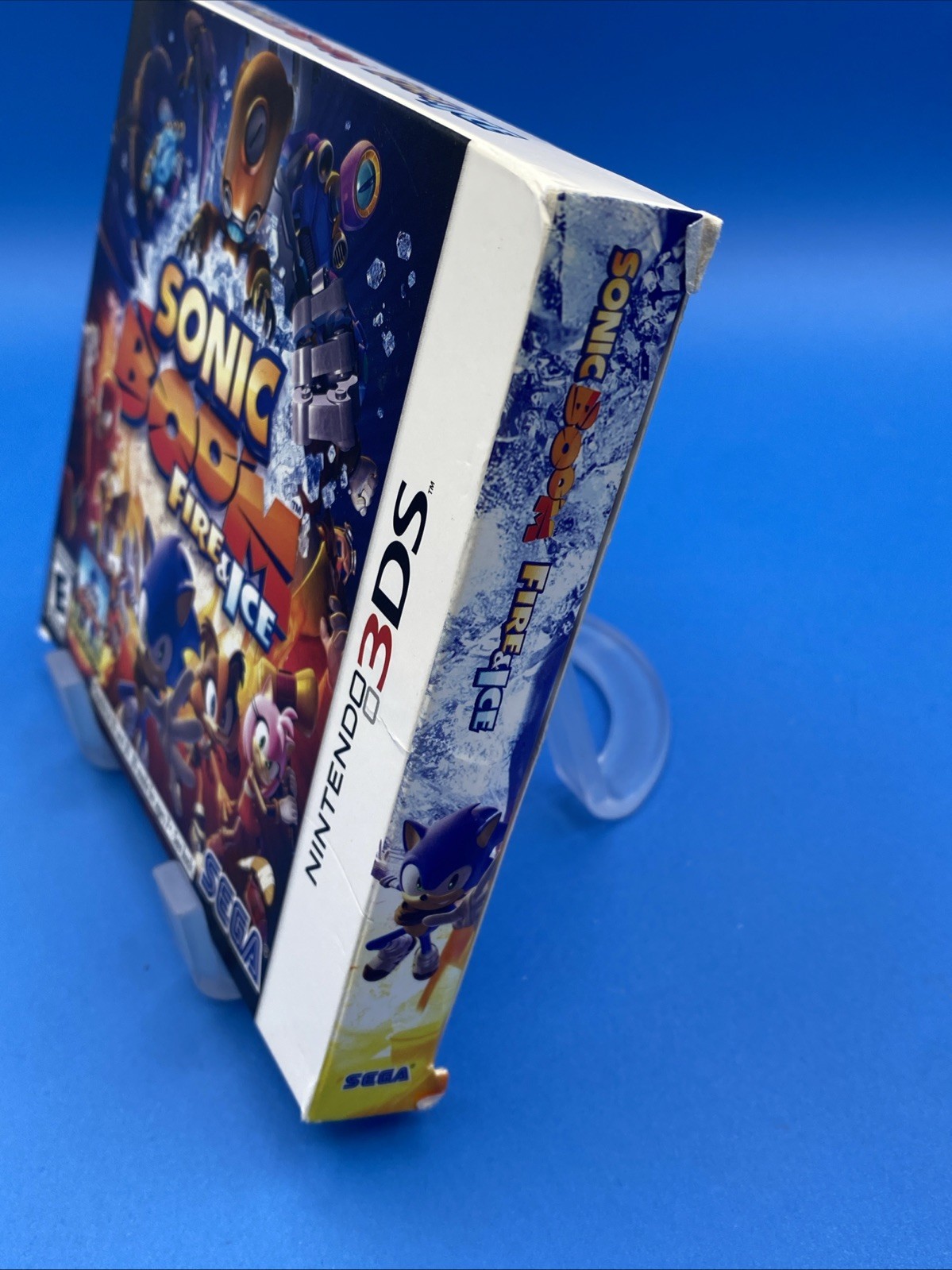 Sonic Boom: Fire & Ice (Nintendo 3DS, 2016) Complete. (WITH BONUS DVD) Tested