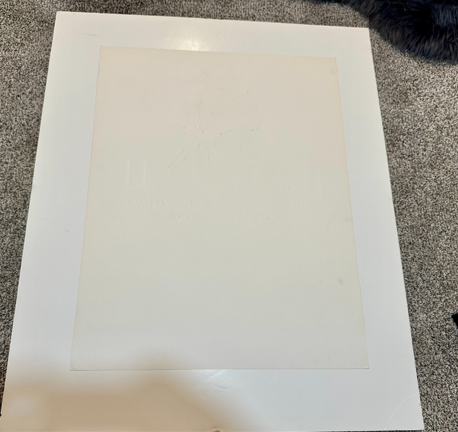 🔥 Fable II XBox 360 Vintage Video Game EMBOSSED RETAIL PROMO Poster RARE🔥