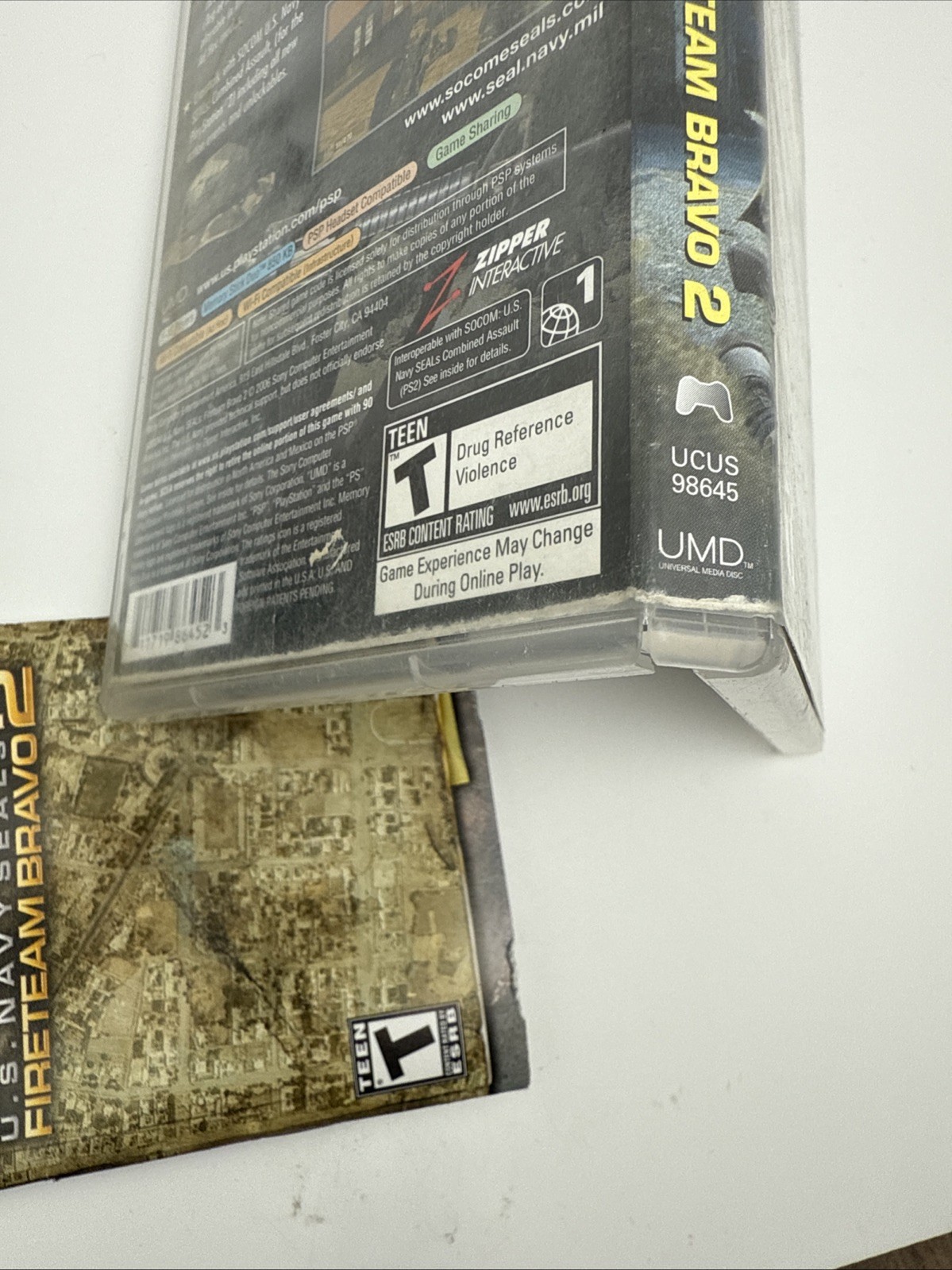 SOCOM: U.S. Navy SEALs — Fireteam Bravo 2 (Sony PSP, 2006)