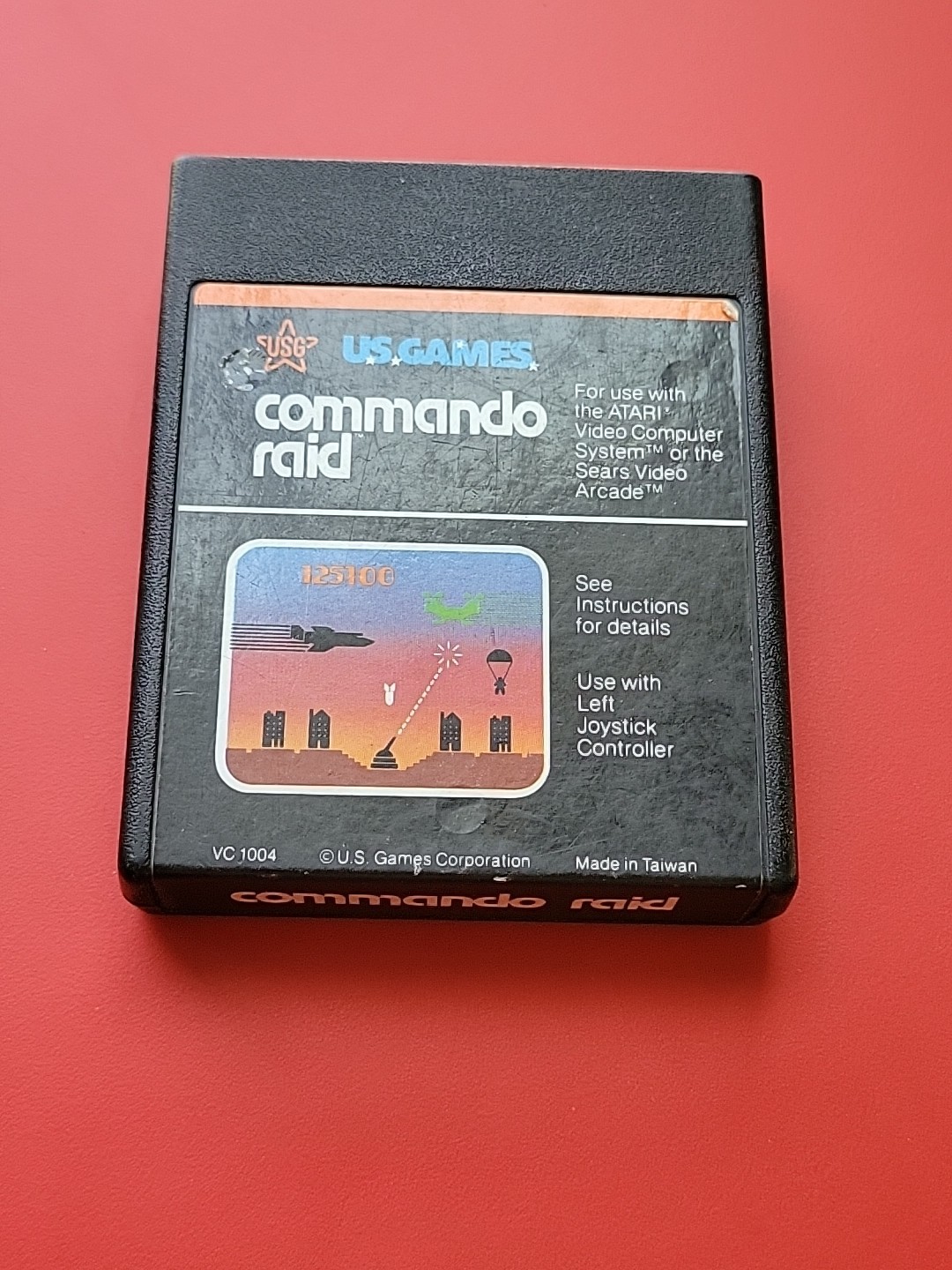 Towering Inferno Word Zapper Commando Raid Space Atari 2600 Lot 4 U.S. Games