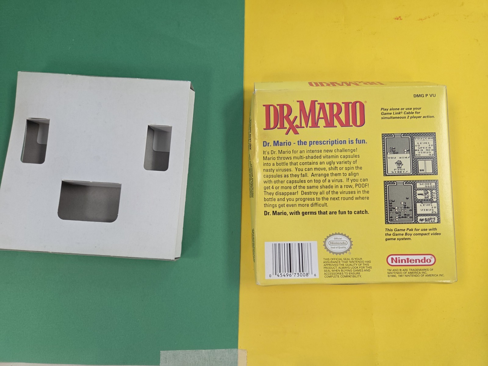 Dr. Mario Nintendo Game Boy Box Only