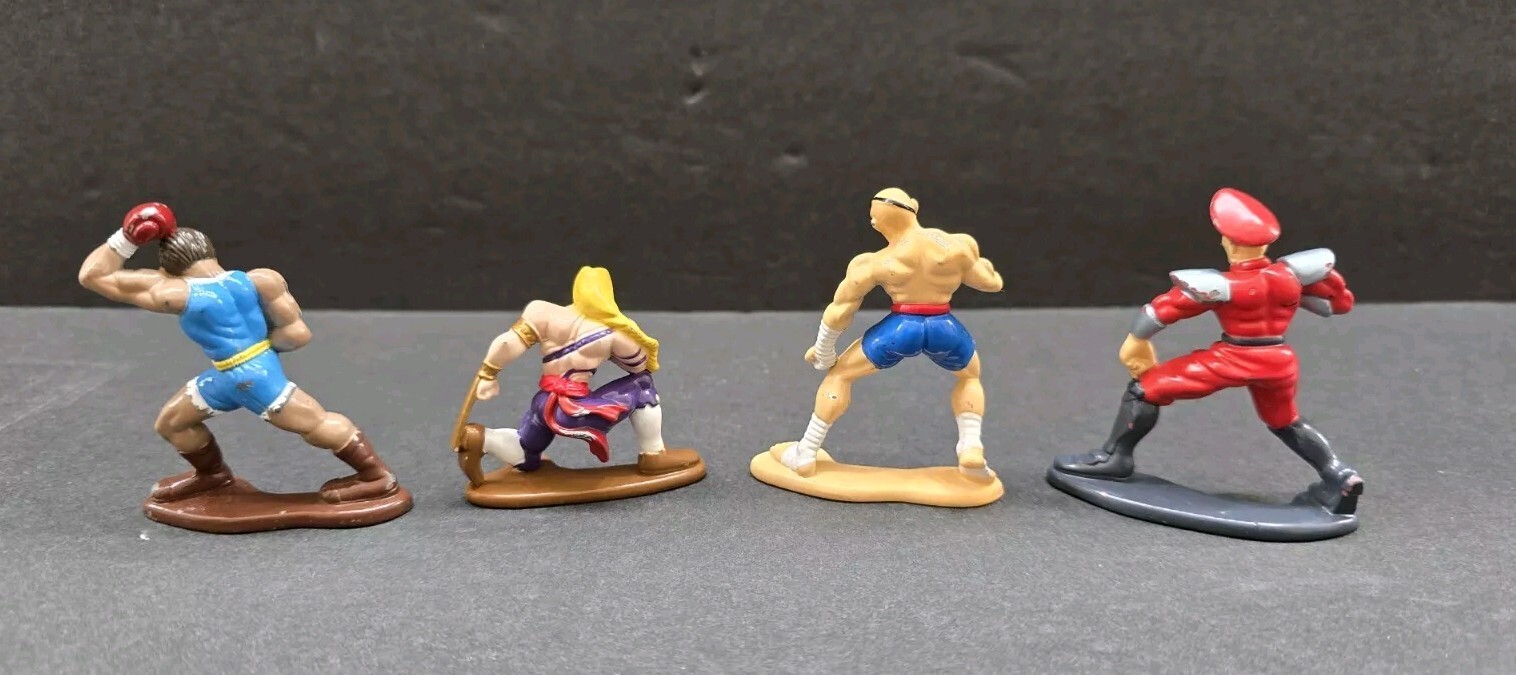 1993 Capcom Street Fighter Metal Die Cast Figures Lot of 4 – Fast Shipping