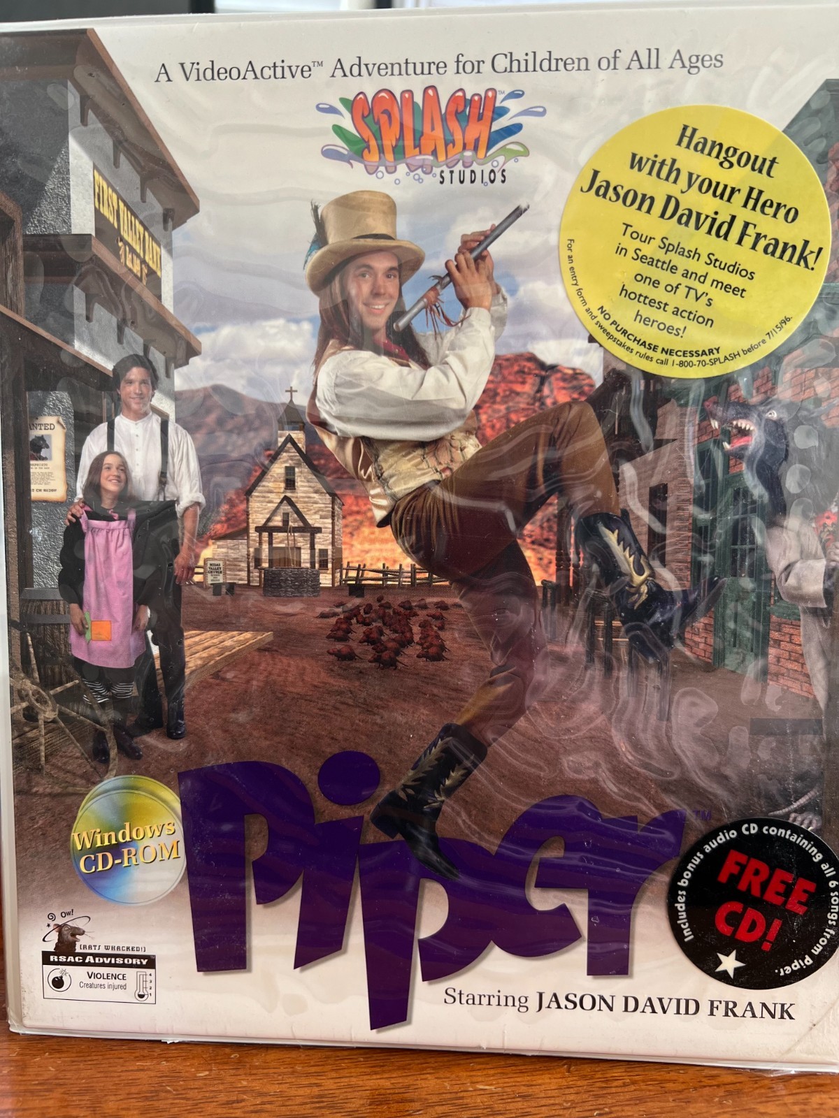 Vintage 1996 CD-ROM Game – “Piper” from Splash Studios