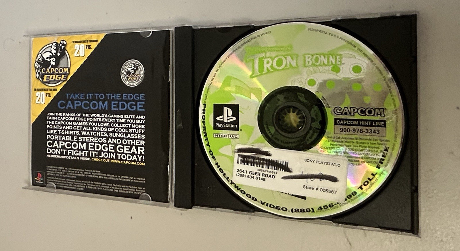 Misadventures of Tron Bonne PS1 Former Rental CIB No Demo No Reg Card Capcom