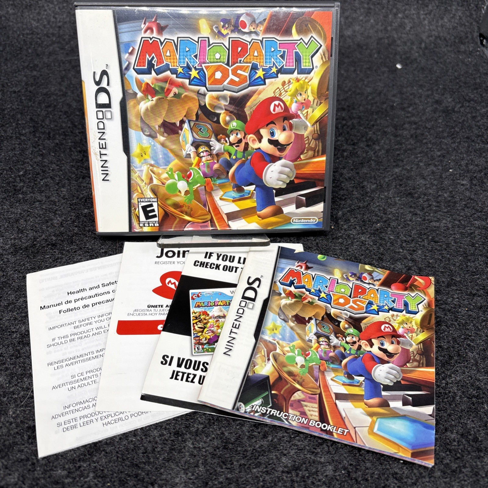 Mario Party (DS) – Authentic Box & Manual W/ Inserts Good Condition