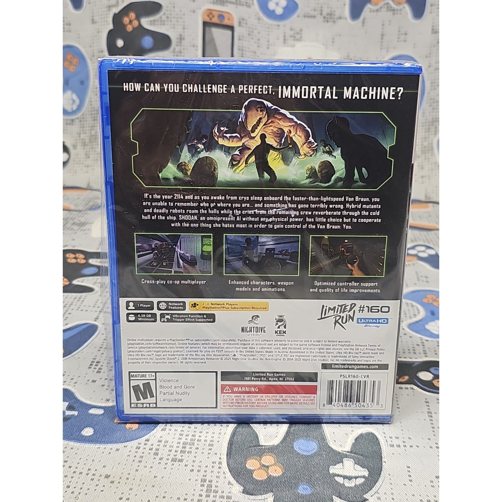 System Shock 2: 25th Anniversary Remaster (Sony Playstation 5, Ps5) NEW SEALED