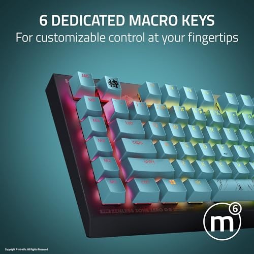 BlackWidow V4 X Mechanical Gaming Keyboard: Green Zenless Zone Zero Edition