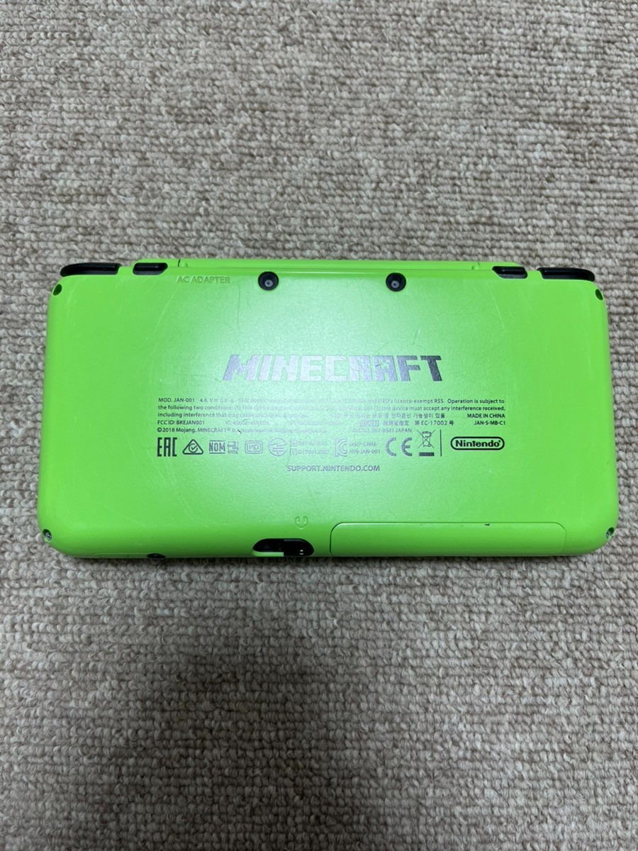 New Nintendo 2DS XL LL Minecraft Creeper Edition Console region Japanese B950