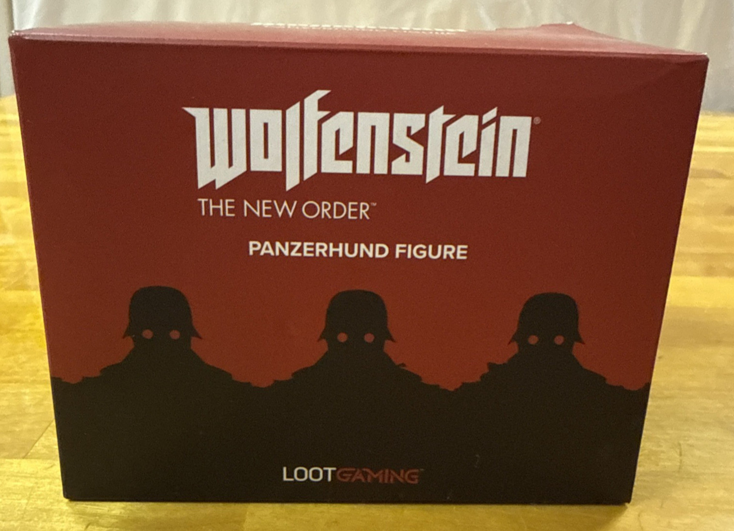 Wolfenstein New Order Panzerhund Figure Loot Crate Exclusive Bethesda in EUC