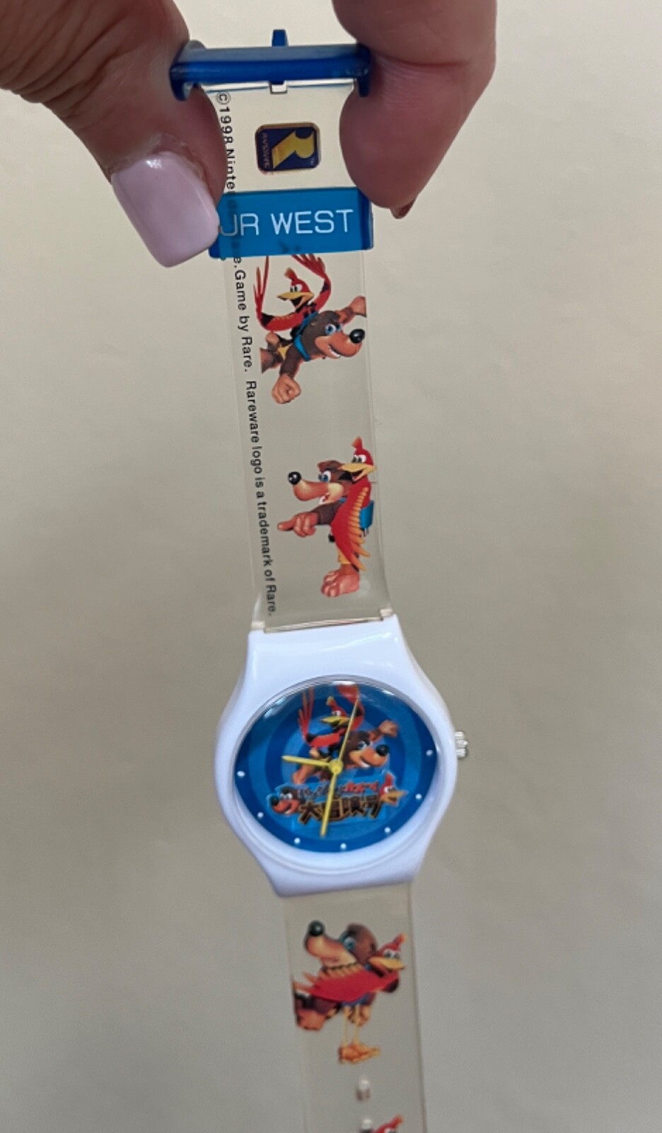 RARE 1998 Banjo-Kazooie Nintendo Rareware Watch JR West Japan
