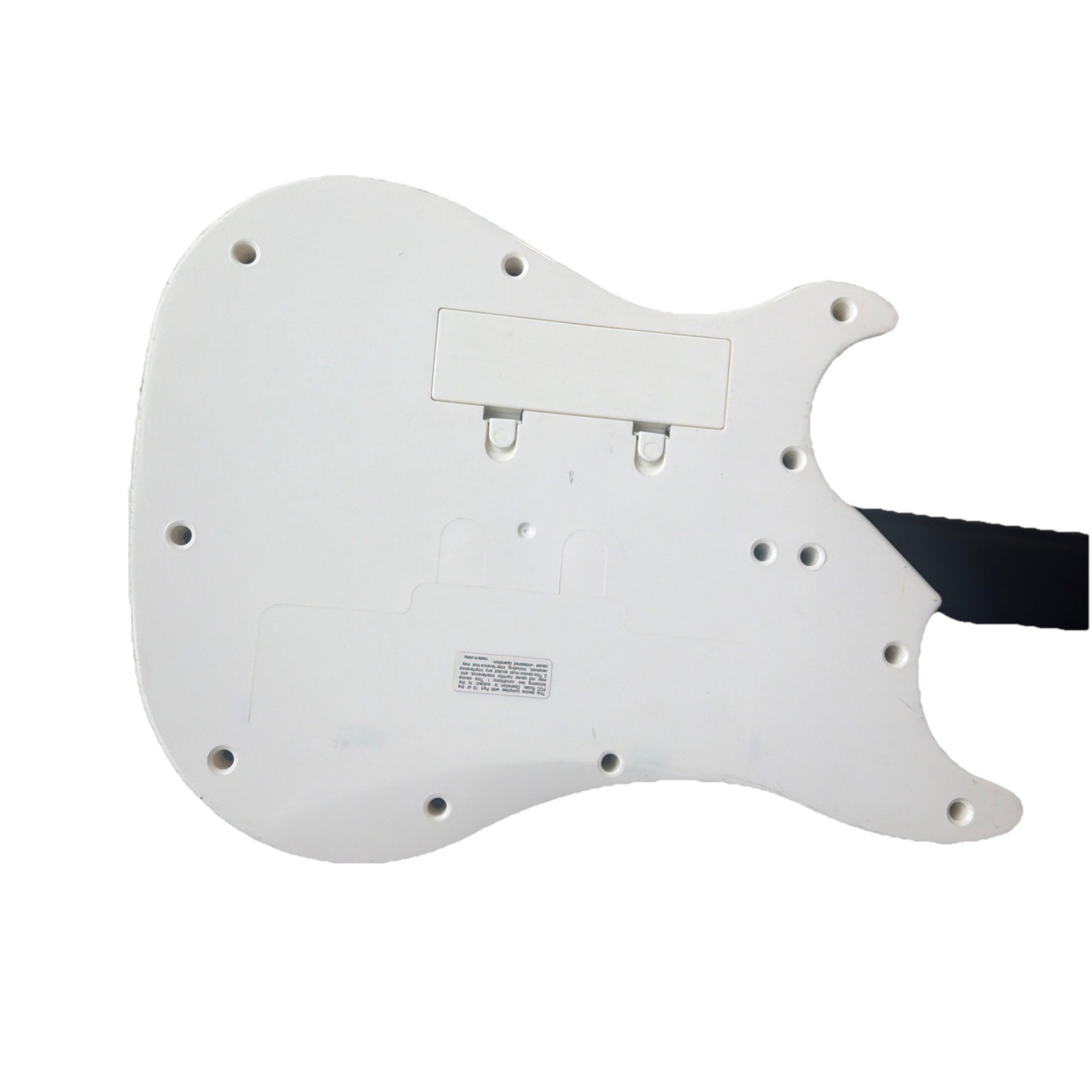 Wii Guitar Hero Controller Wireless White Green Powers On Tested Lights Up