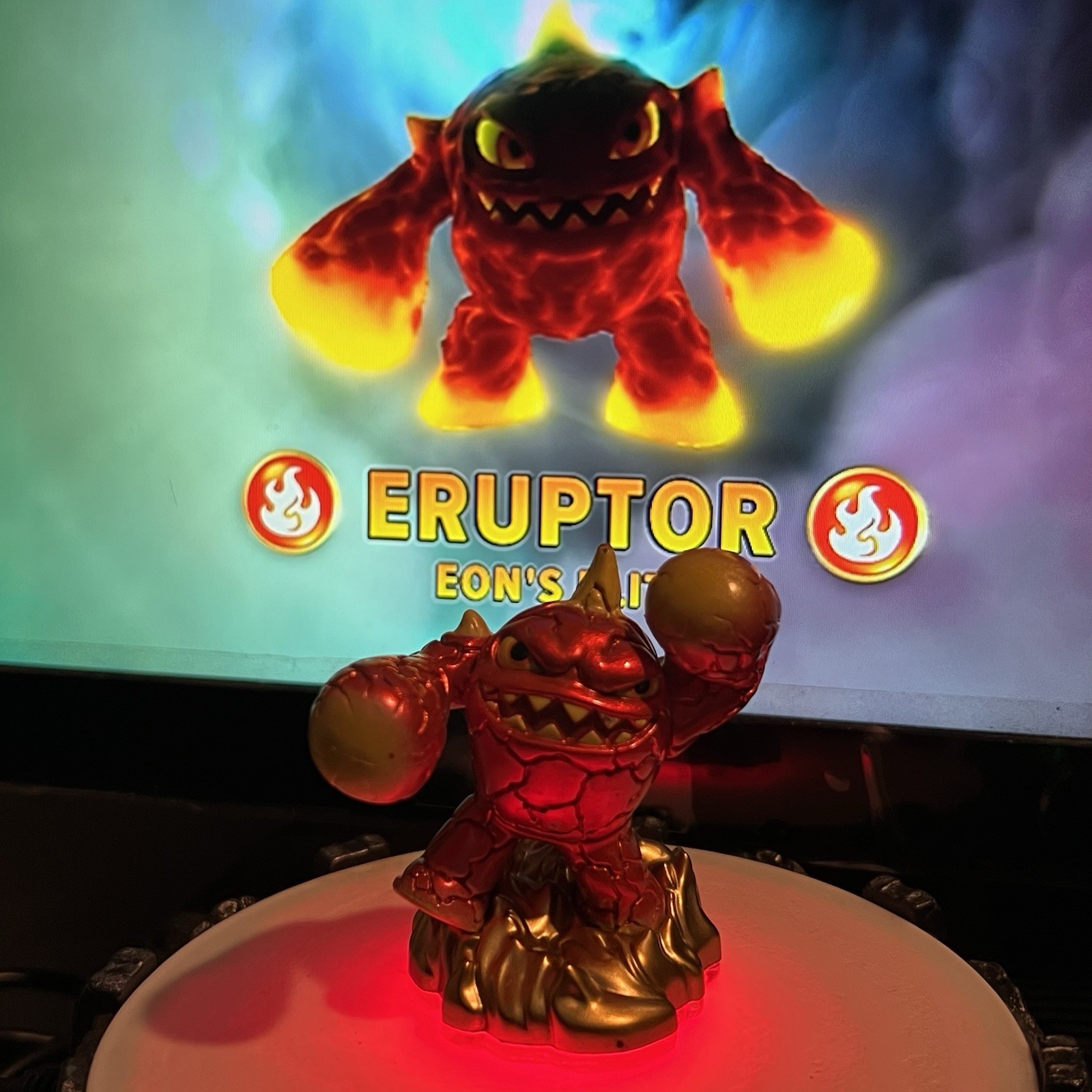 Skylanders Eon’s Elite Eruptor Figure Activision Wii XBox PS3 Tested Working
