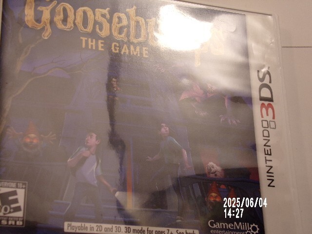 Goosebumps The Game (Nintendo 3DS) Original Case Only No Game / Authentic