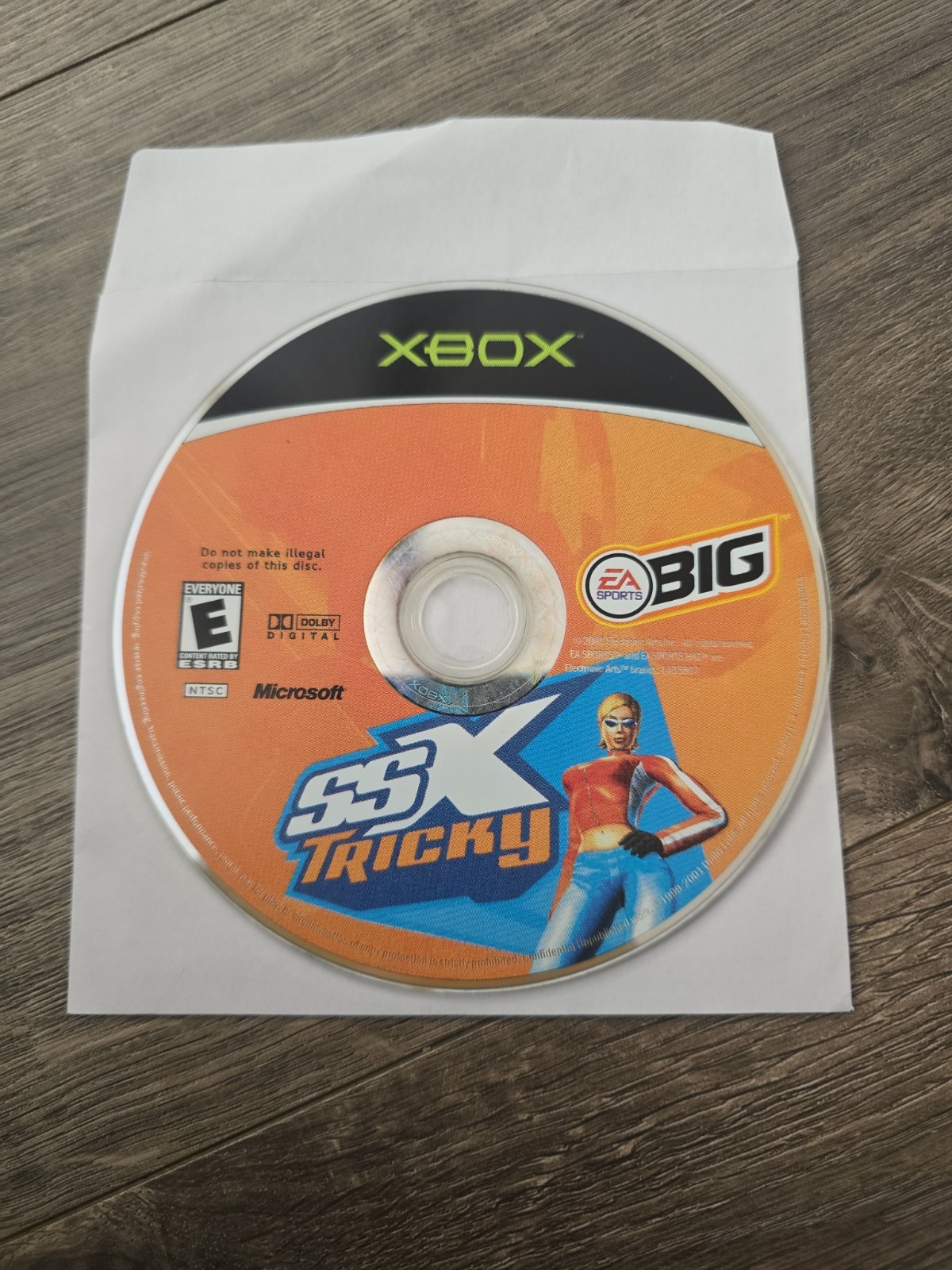 SSX Tricky Snow Boarding (Microsoft Xbox) Disc Only Tested Works Sports