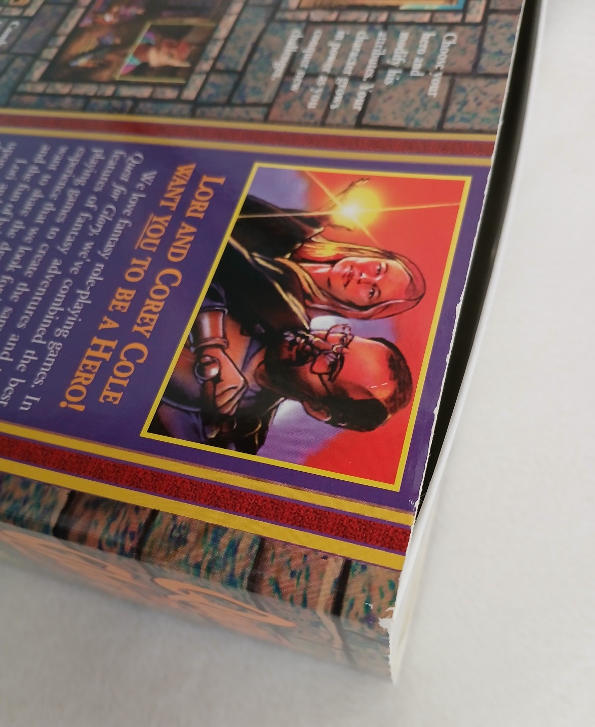 Vintage 1992 Sierra Quest for Glory 1 PC Big Box 3.5 disks + RARE Strategy Guide