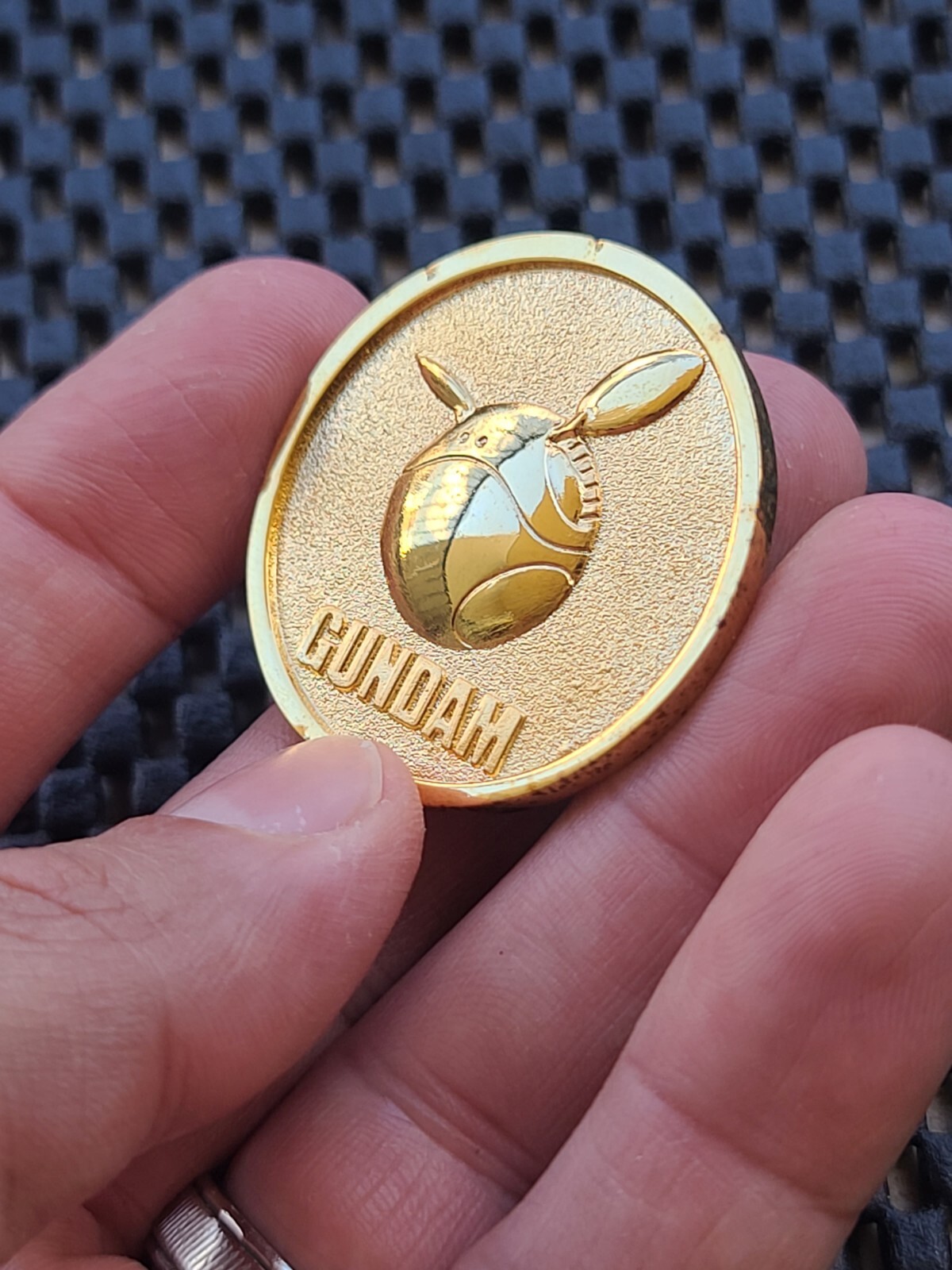 Gundam Mobile Suit Coin Medal Video Game Anniversary Rare Promo SNES Playstation
