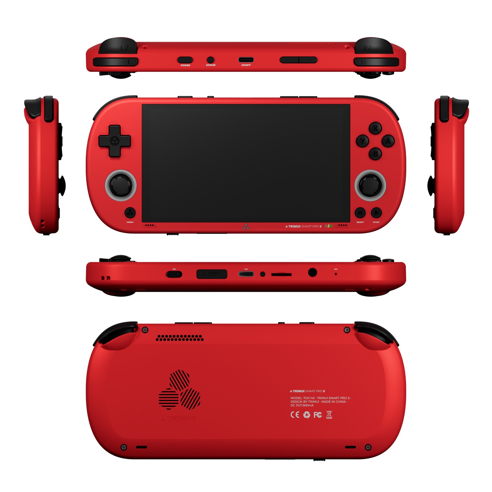 RIMUI SMART PRO S Handheld Game Console, Allwinner A523 2.5x GPU Boost Retro GBA