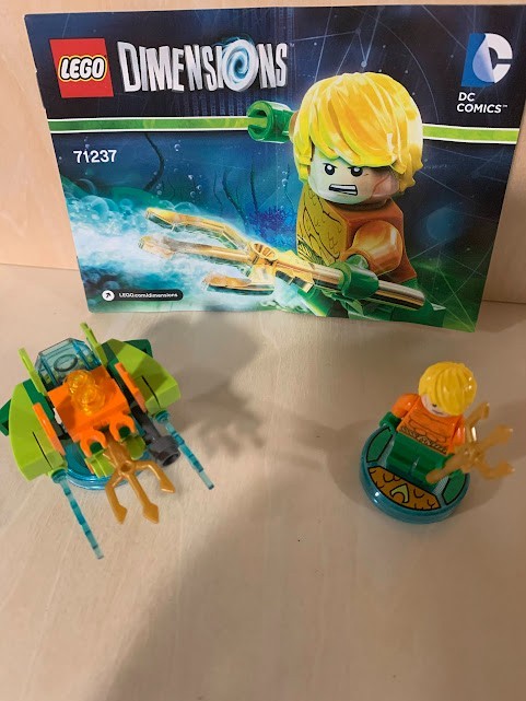 Lego Dimensions 71237 Aquaman Aqua Watercraft DC Comics Fun Pack + Manual