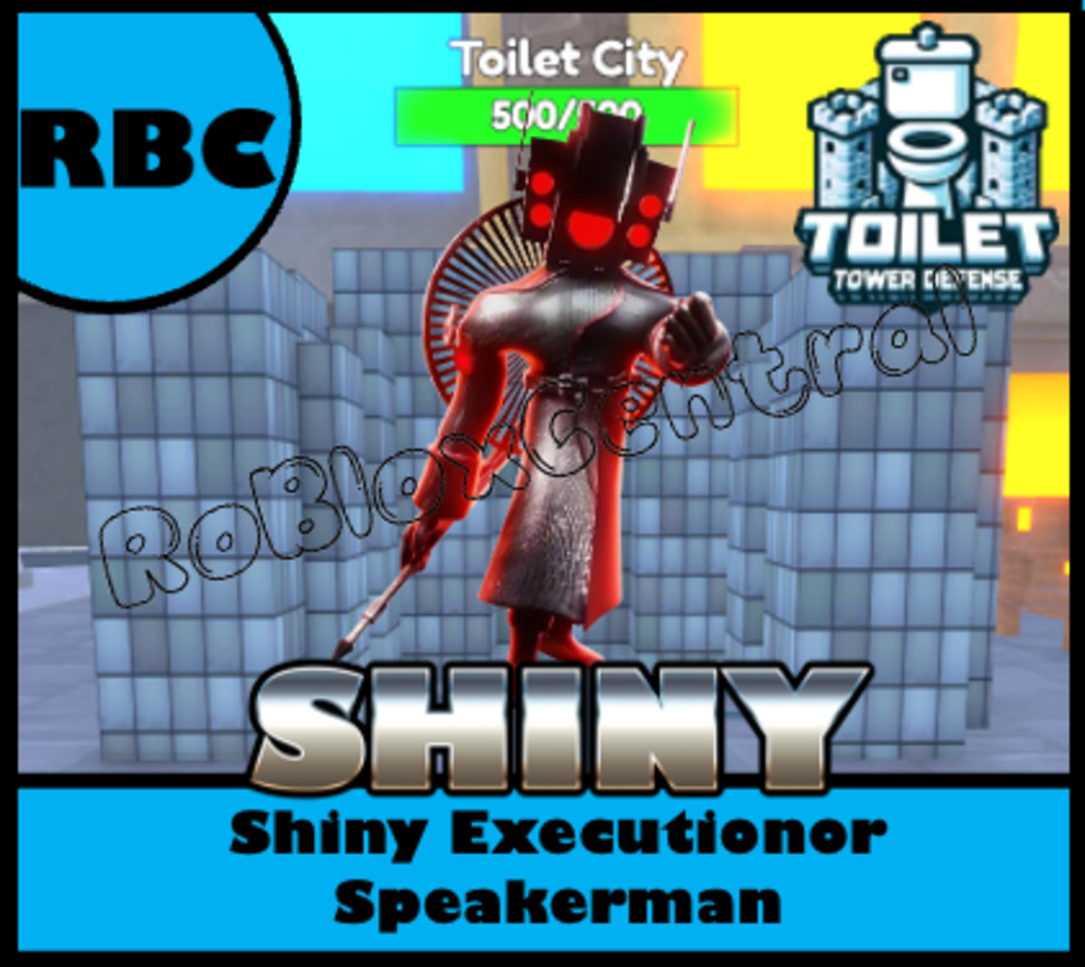 SHINY EXECUTIONER SPEAKERMAN – CHEAP TOILET TOWER DEFENSE – TTD UNIT