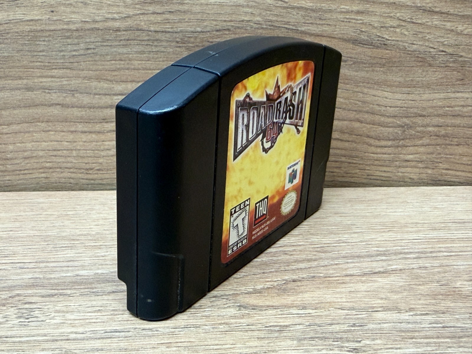 Road Rash 64 Authentic Black Game Cartridge Only Tested & Working Nintendo 64