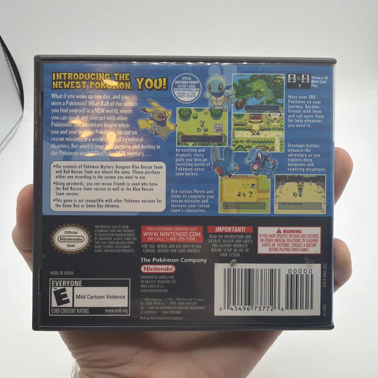 Pokémon Mystery Dungeon: Blue Rescue Team Nintendo DS Complete Tested Authentic