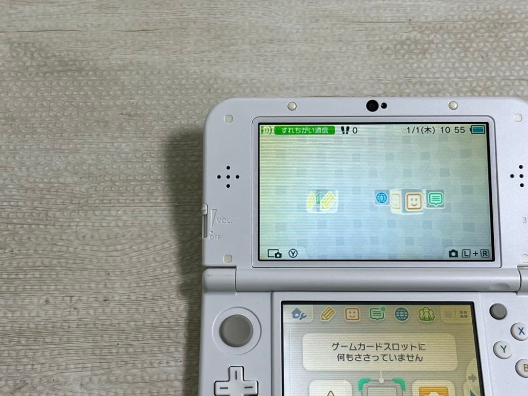 New Nintendo 3DS XL LL Pearl White Console from japan USED