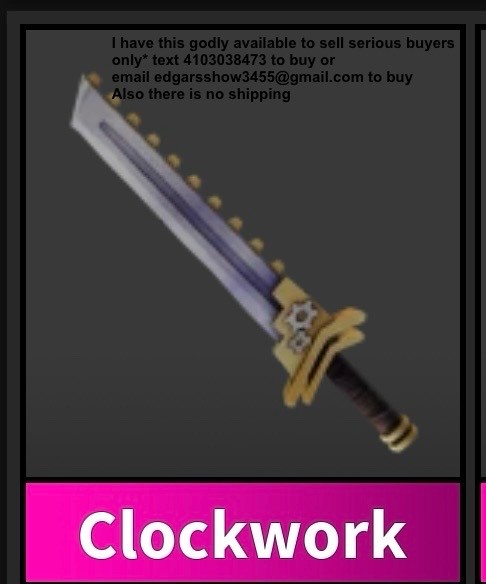 Roblox Murder Mystery 2 MM2 ALL Godly