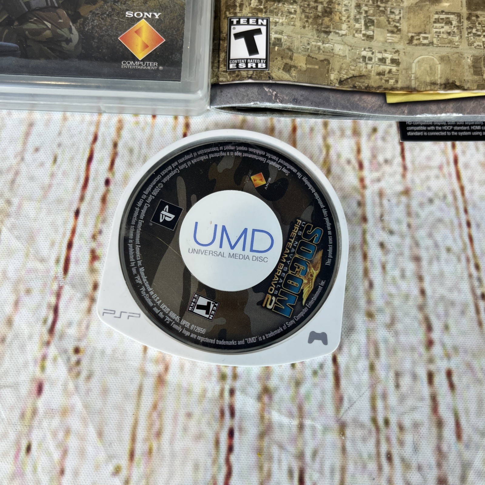 SOCOM: U.S. Navy Seals Fireteam Bravo 2 (Sony PSP) 2006; CIB Complete